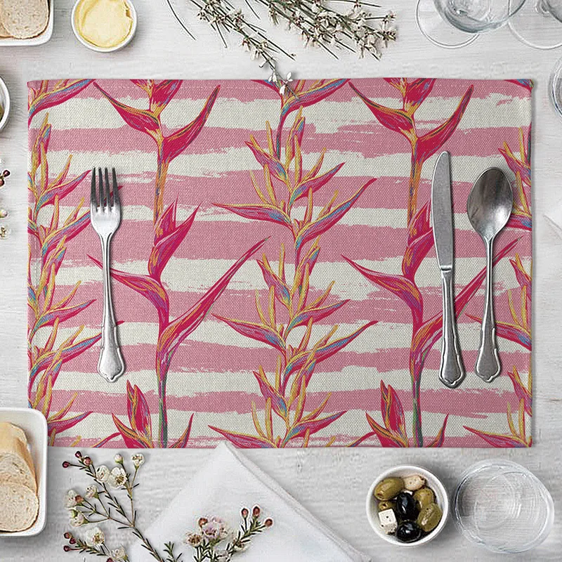 Креативная посуда обеденный коврик для стола подставка под чашу с листьями