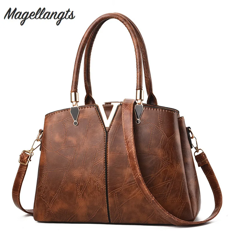 Новые европейские и американские модные сумки вместительные женские