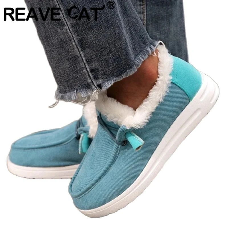 

ASILETO женские зимние теплые дамские короткие плюшевые плоские Женские однотонные с круглым носком Повседневные Удобные и мягкие высококаче...