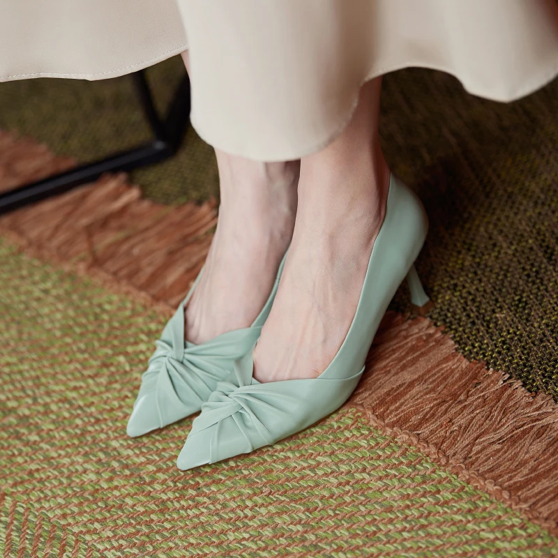 Dovereiss – chaussures d'été blanches en cuir de vache pour femmes, élégantes, à enfiler, sexy, de bureau, de fête, nouvelle collection, 33-50