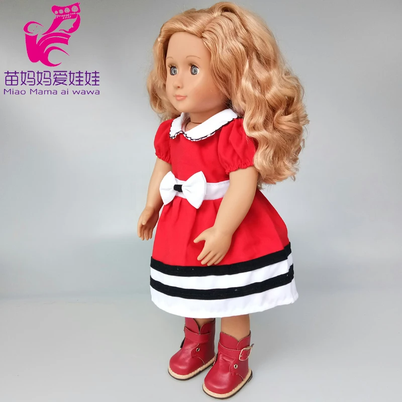 Bebe кукольная одежда, джинсовое платье, одеяло, 18 дюймов, американское поколение, Кукольное платье с бантом, кукольные аксессуары, подарок для маленькой девочки