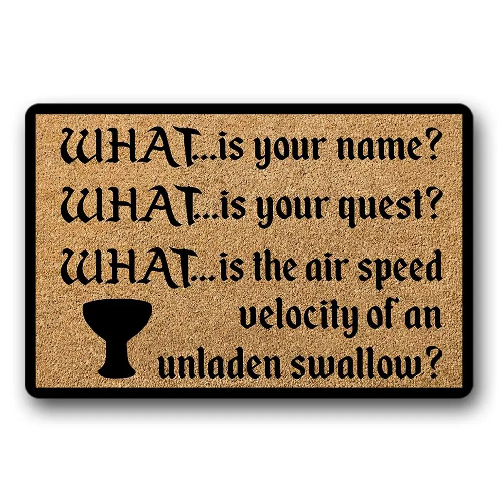 Монти питон и священный гриль дверной коврик смертельный мост современный