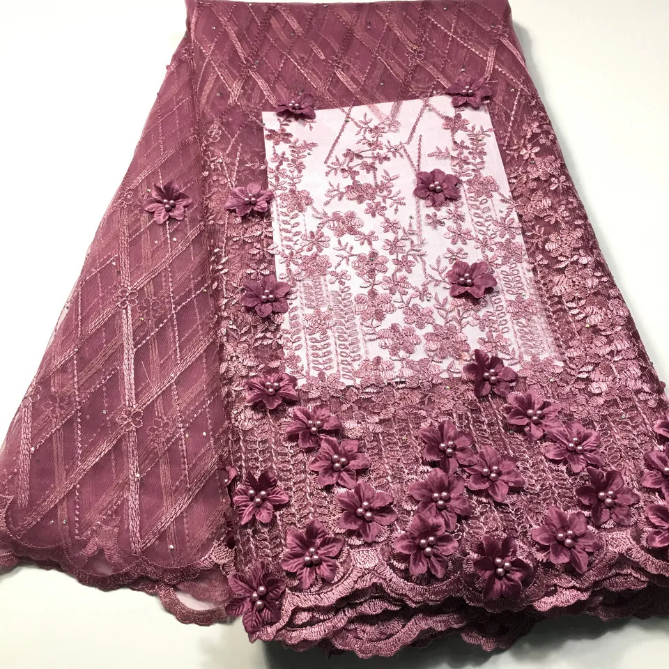 Африканская кружевная ткань 2021 высокое качество кружева Ткань 5 ярдов Нигерия
