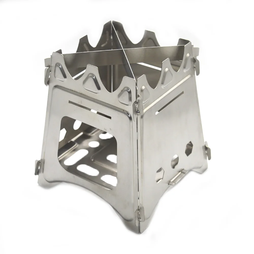 

Outdoor Camping Stove Metal Carbon Furnace Picnic Burner Backpack Alcohol Burner Tourist Cooker Wood Oven Curing Alcohol Stove