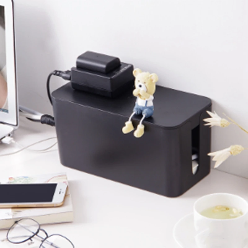 Пластиковый провод силовой кабель коробка для хранения кабельный менеджер