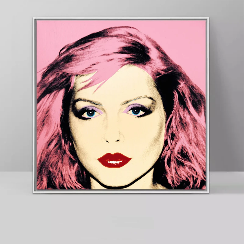

Andy Warhol Debbie Harry 1980 pop art Oil Painting on Canvas Posters and Prints Cuadros Wall Art Pictures For Living Room