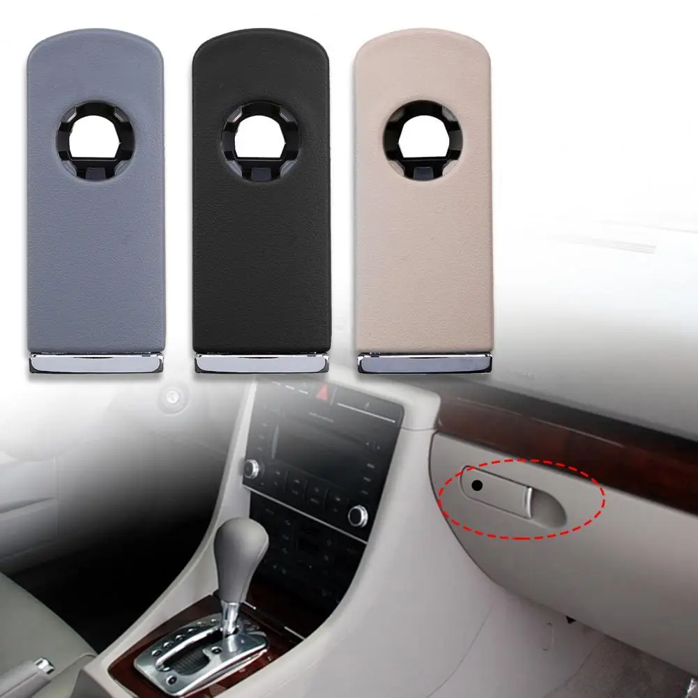 

Glove Box Handle Lid Professional Armrest Glove Box Handle Cover Lock Hole 8E1857131 Compatible with Audi A4 B6 B7 02-07