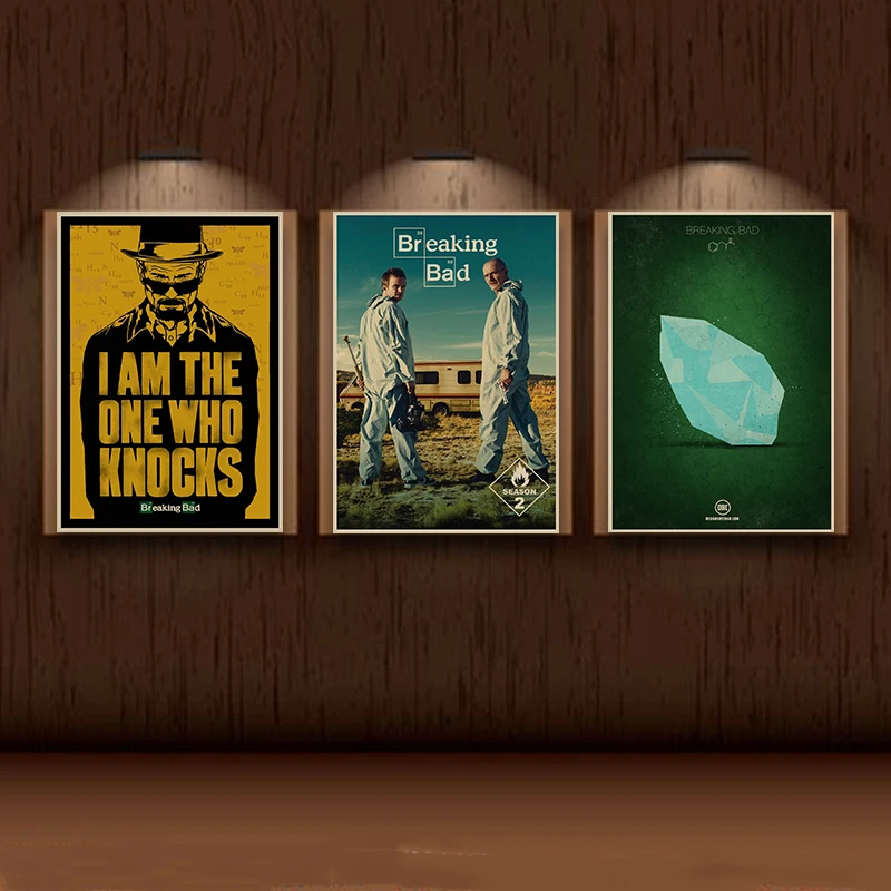 

Breaking Bad movie retro Poster Vintage Kraft Paper Retro Posters Wall Sticker Bar Cafe Decoration Home Decor Gift A4