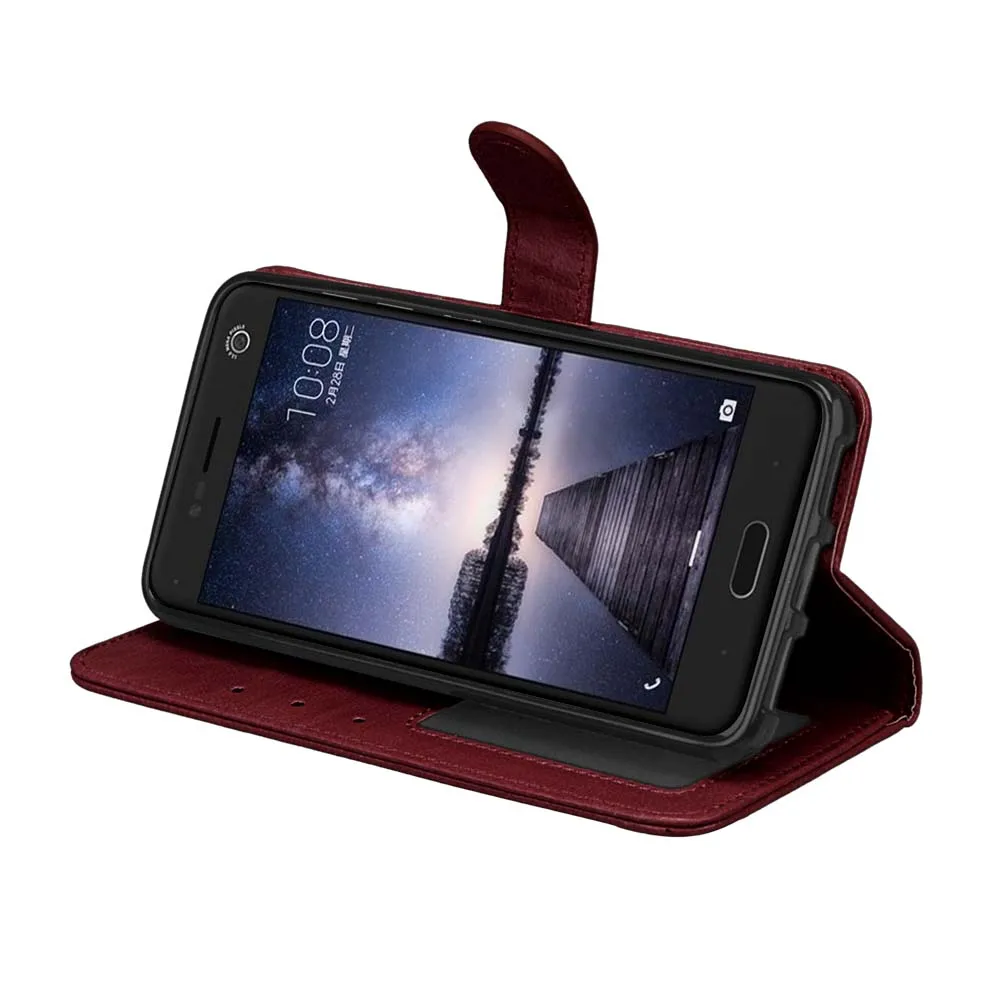 

Wallet Case For ZTE Blade V9 Case Leather Mobile Phone Cover For ZTE Blade V8 Flip Case Cover Luxury Book Stand Card Slot Holder