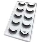 Ресницы натуральные норковые для наращивания, 3d Искусственные, 21050100box, H13 H01