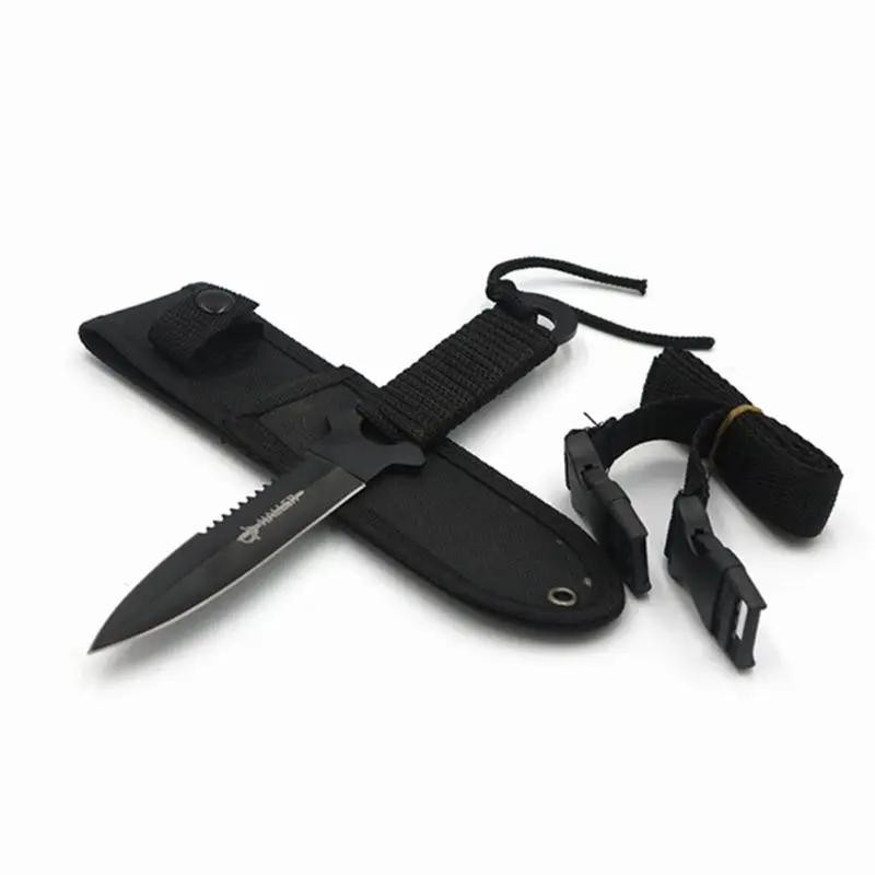 

Portable Outdoor Survival Knife Stainless Steel Blade Camping Straight Knives