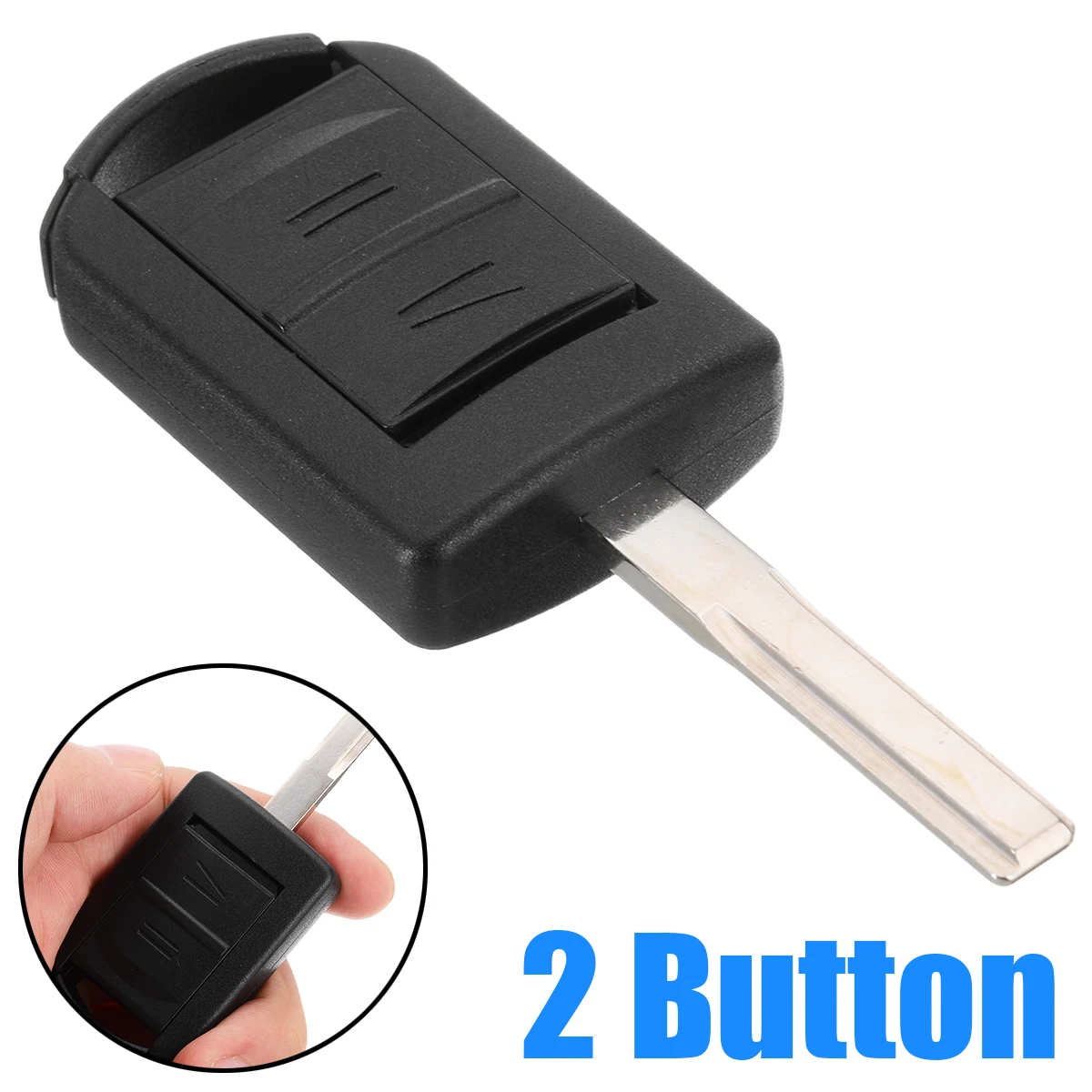 Дистанционный ключ брелок от машины чехол с 2 кнопками для Opel Vauxhall Corsa Agila Meriva Combo