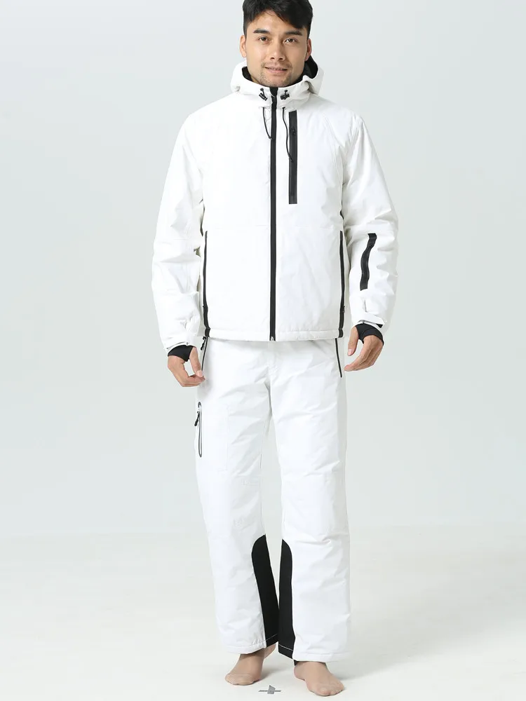 

2019 Winter Ski Suit Men Outdoor Sport Winter Suit Men Snowboard Jackets Skiing Snow Clothes Snowboarding Sets Waterproof -30
