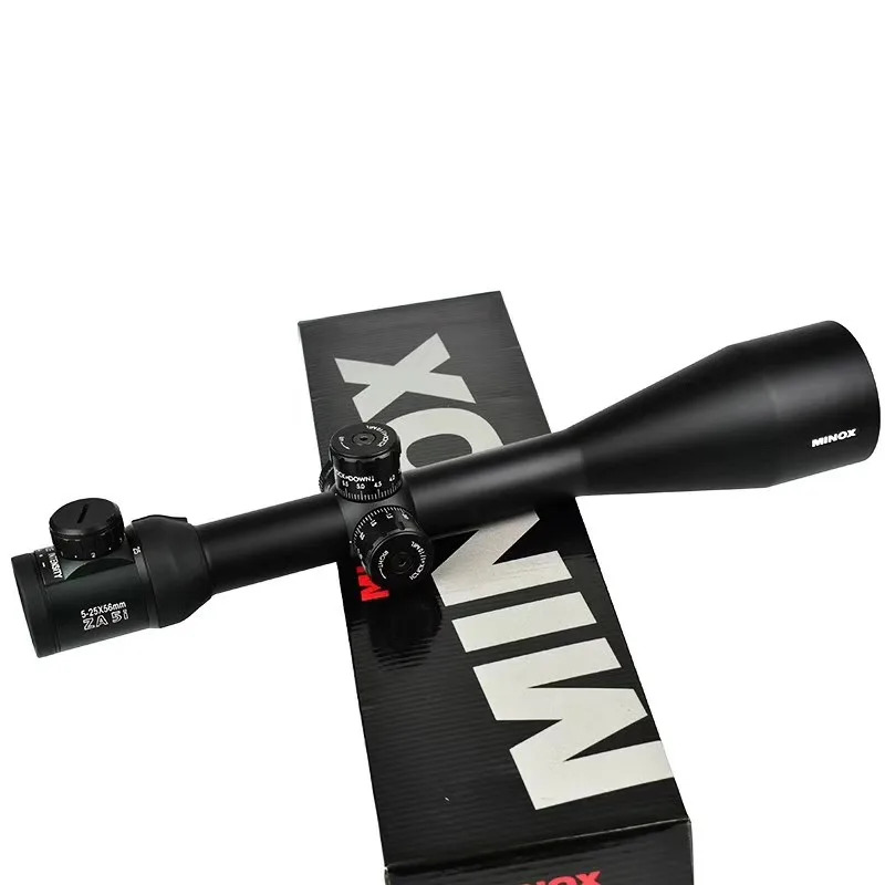 Охотничий прицел MINOX 5-25x56SFIR оптический прицел с красной точкой для PCP для маскировочный костюм пневматическое оружие прицел подходит. 308win