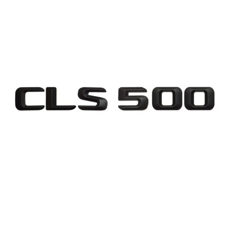 

Matt Black " CLS 500 " Car Trunk Rear Letters Word Badge Emblem Letter Decal Sticker Stickers for Mercedes Benz CLS Class CLS500