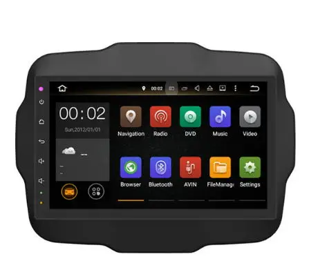 10 1 дюймов Android 8 0 6 Автомобильный dvd-плеер GPS или android 7 для JEEP Renegade 2015-Восьмиядерный