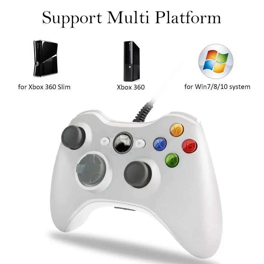 Для Xbox 360 Microsoft USB проводной контроллер ПК для мобильного телефона Джойстик