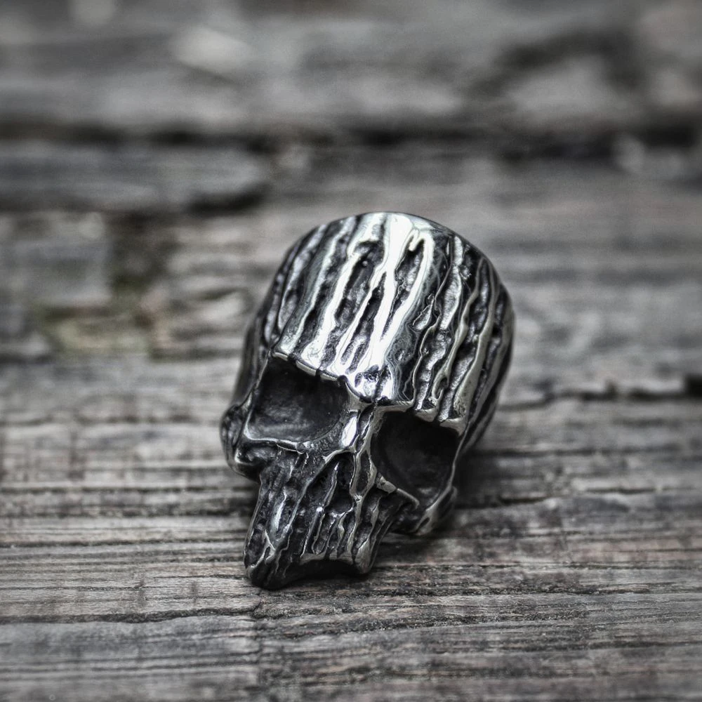 EYHIMD винтажные кольца с черепом из мертвого дерева уникальные мужские ретро