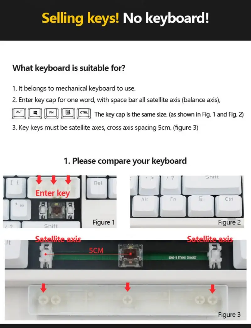 

Mechanical Keyboard Special Keycap 104-Key ABS Color DIY Double Injection Light Transmission Keyboard Cap Wear-Resistant TXTB1