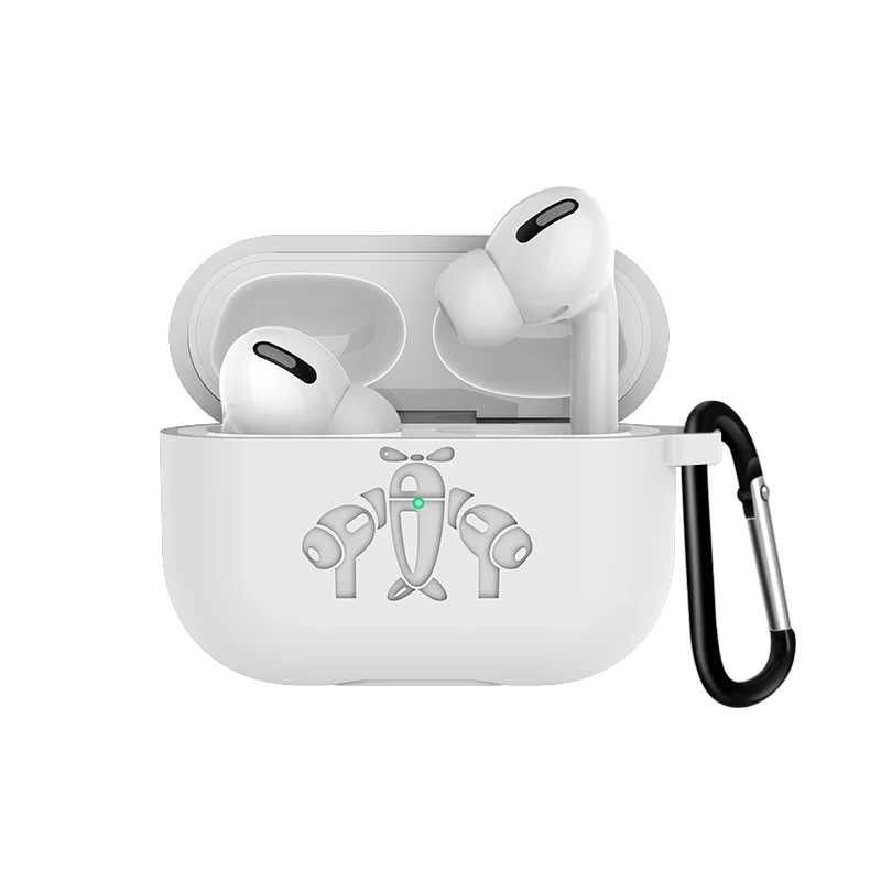 Для Apple Airpods Pro Чехол Air Pods Pro Чехол Funda беспроводные наушники защитный чехол для Air Pods Pro Earpods чехол - Цвет: White 3