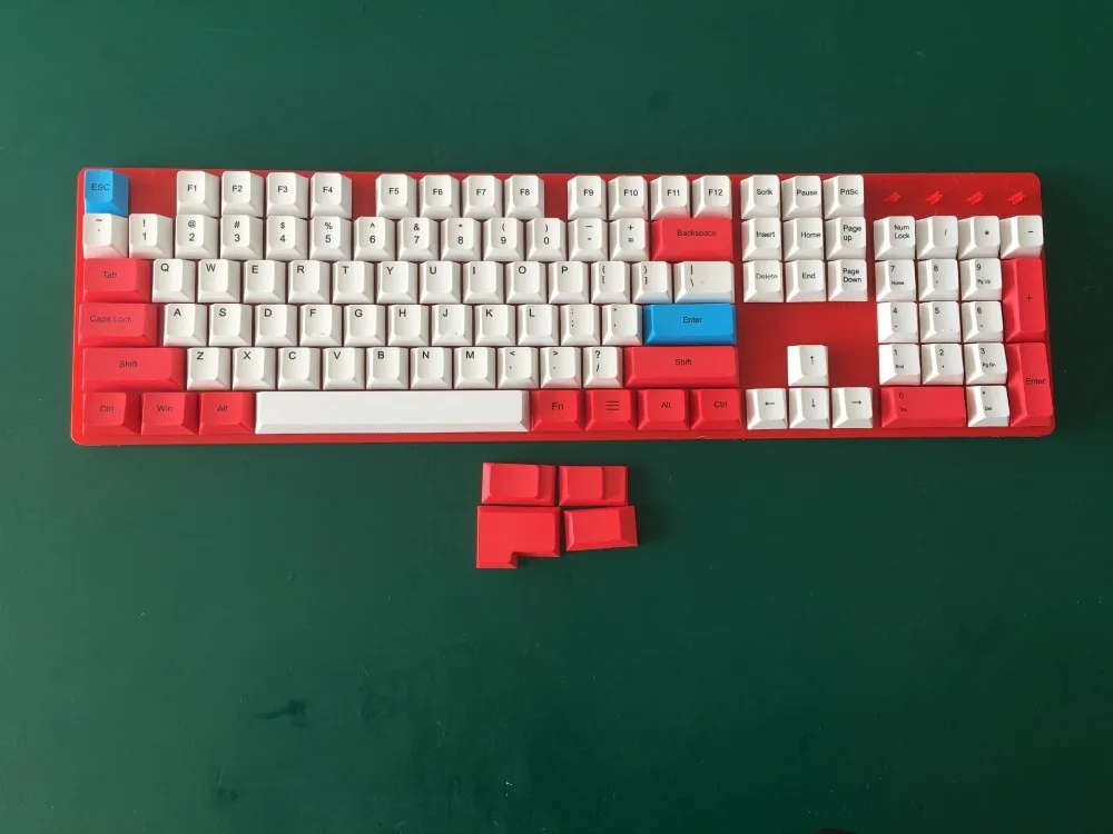 Dyesub PBT keycaps 104 клавиш краситель sub Вишневый профиль для механической клавиатуры cherry mx