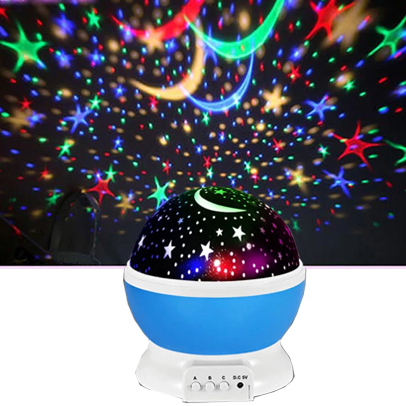 

Звездный проектор, лампа, светодиодный ночник, детская лампа, Декор, вращающаяся Звездная луна, Галактический проектор, настольная лампа, Ро...