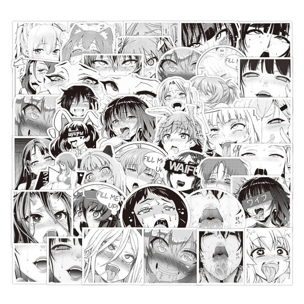 50 шт. мультфильм аниме татуировки сексуальный кролик девушка наклейка для