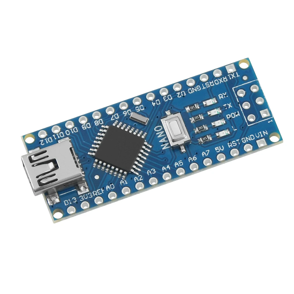 5 шт. для arduino Nano ATMEGA328P Mini USB с Загрузчиком совместимый контроллер 3 0 Для CH340 драйвер