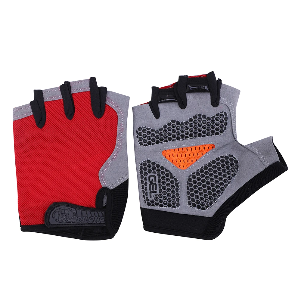 Перчатки на полпальца для мужчин и женщин силиконовые Нескользящие дышащие