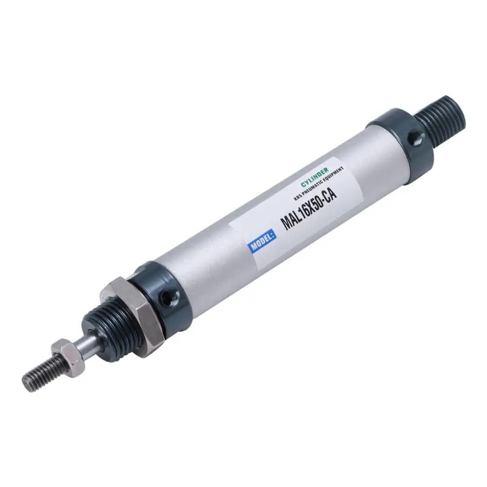 

MAL 16mm x 50/100/150/200mm Single Rod Double Acting Mini Pneumatic Air Cylinder