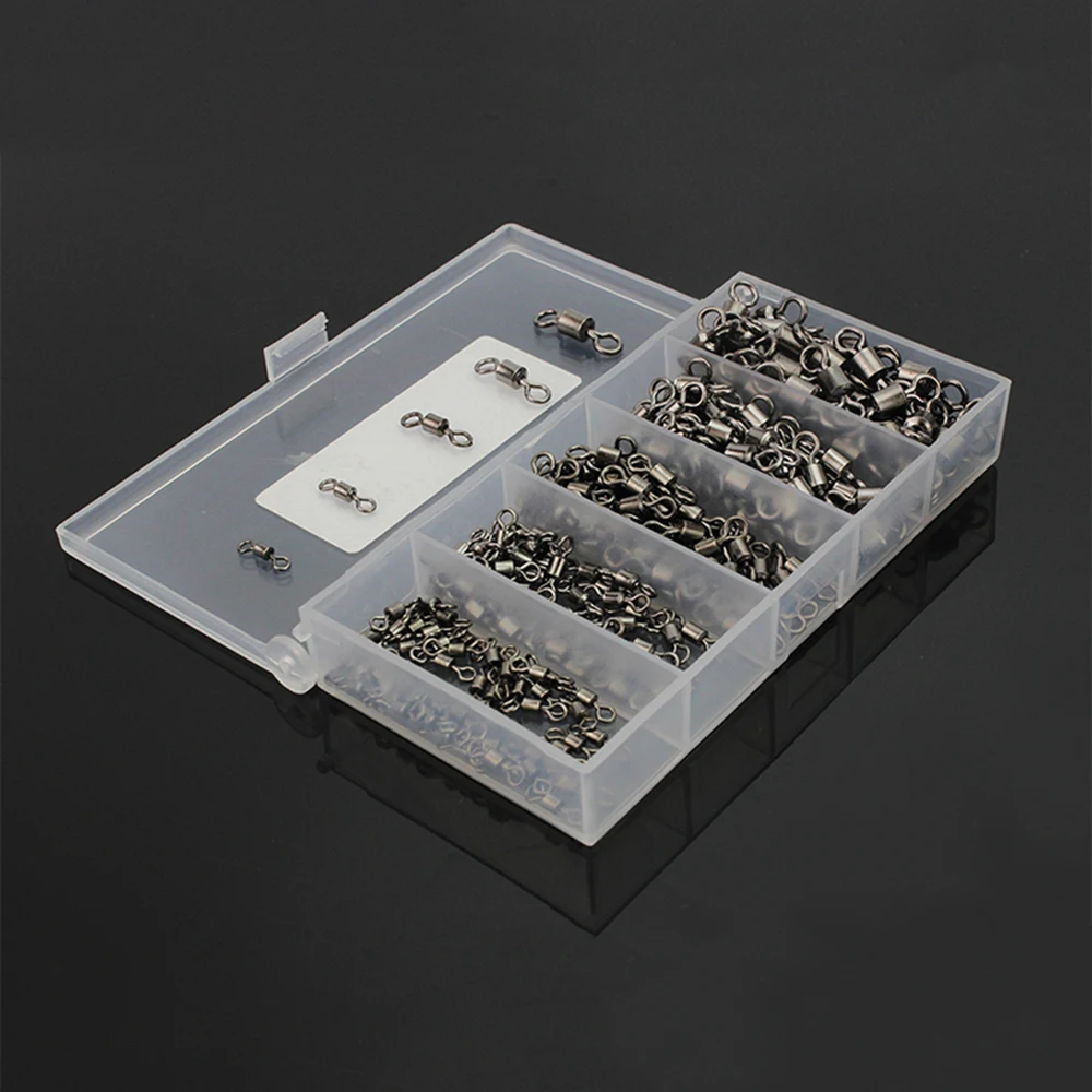 NEW 251Pcs рыболовные катки вертлюжные высокопрочные из нержавеющей стали Вертлюг