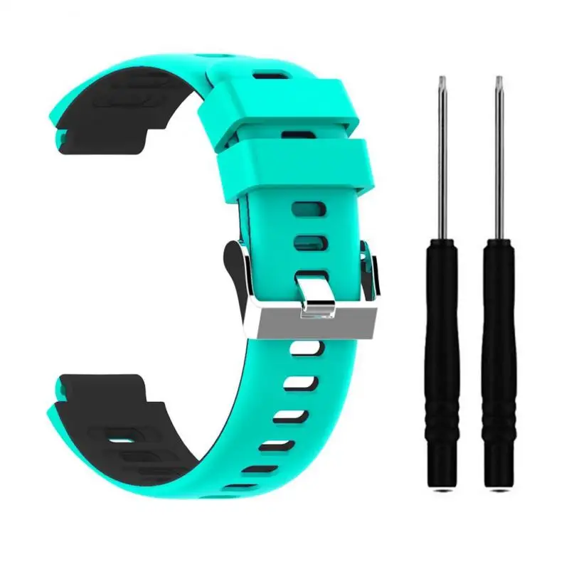 1 Высококачественный мягкий силиконовый сменный ремешок для Garmin Forerunner 235 235Lite 220 230 620 630 735XT Smart watch 22 мм - Цвет: 1