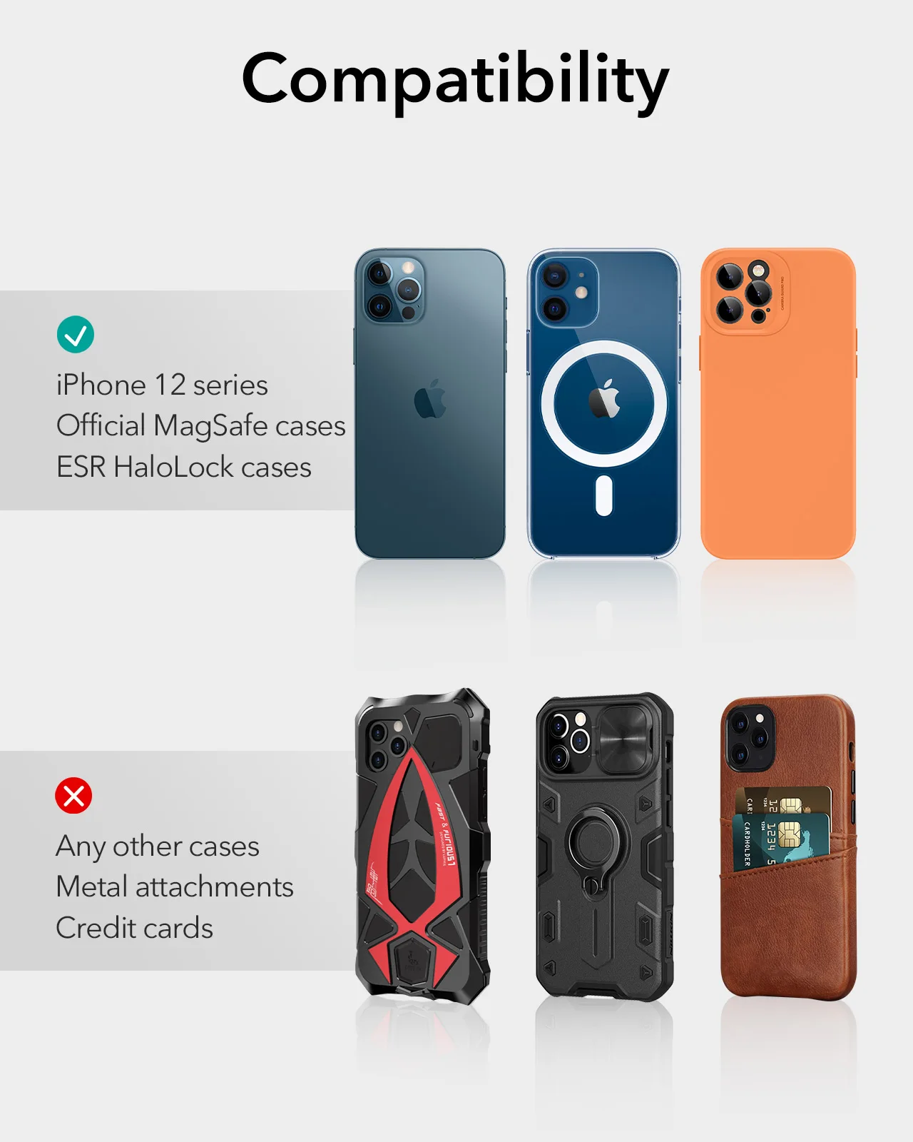 Магнитный автомобильный держатель ESR для iPhone 13 12 Pro Max Мини магнитный телефона