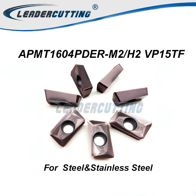 APMT1604PDER H2/APMT1604PDER M2 H2 VP15TF * 10 шт Оригинальный карбидный фрезерный инструмент | Токарный инструмент -32830976691