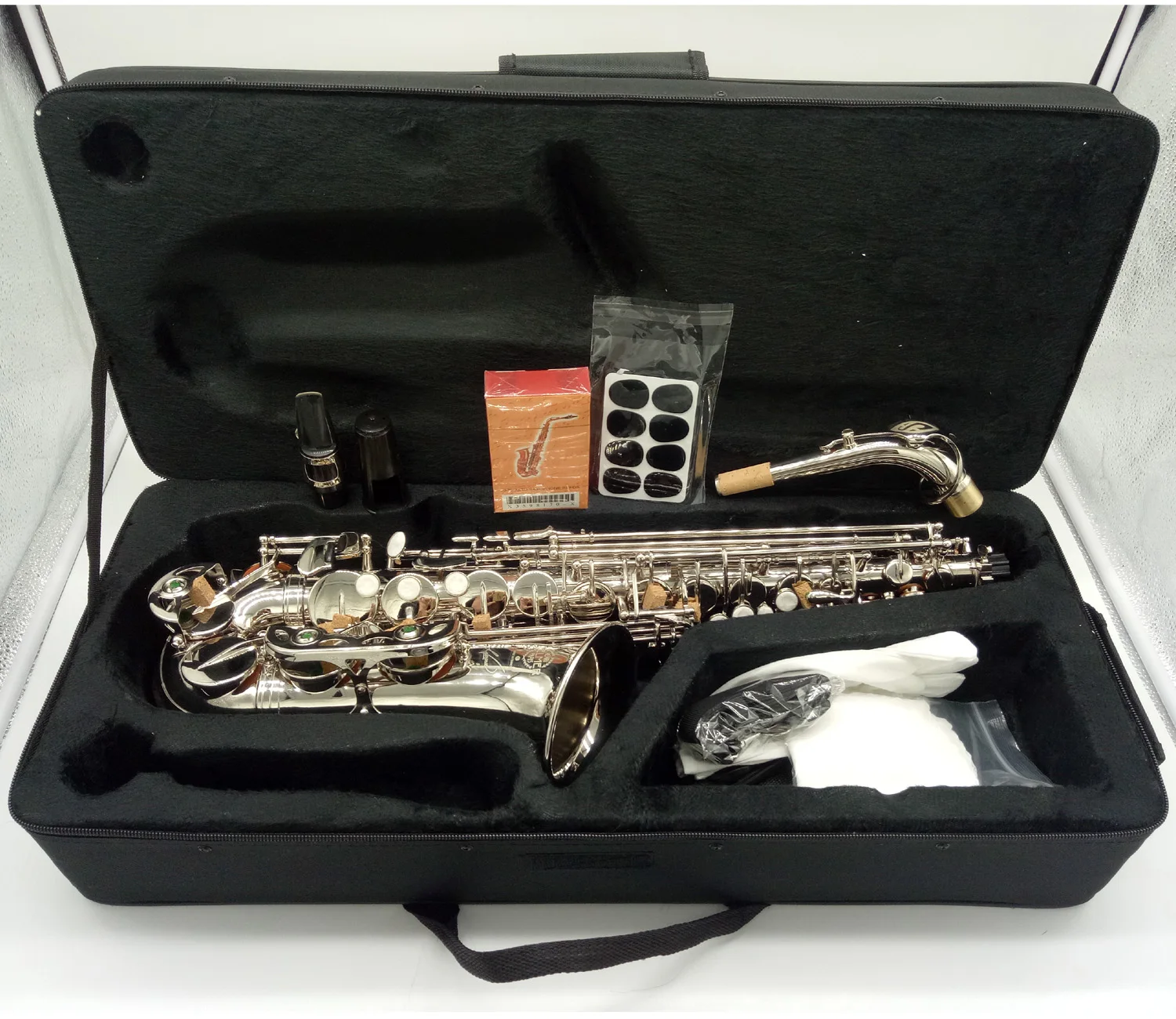 

Brand New MFC Alto Saxophone Reference 54 Nickel Plated E-flat Alto Sax R54 With Case Mouthpiece Reeds Neck