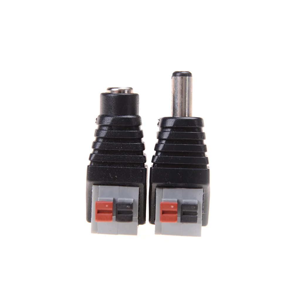 DC Мужской Женский разъем адаптера Установка без дополнительных средств