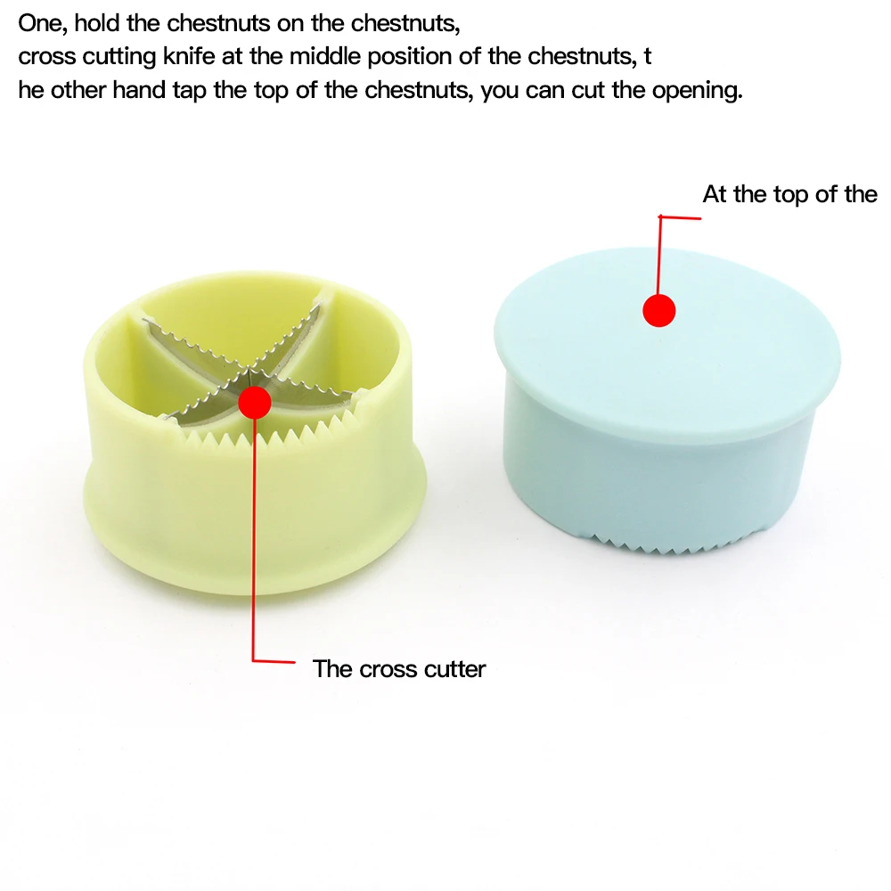 Креативный Быстрый нож с зажимом для каштанов щипцы грецких орехов пластиковая