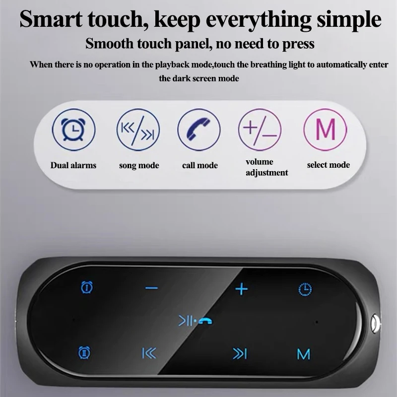 Portable Speakers Bluetooth Column Wireless Outdoor subwoofer Smart touch Double diaphragm support TF AUX USB FM radio soundbar |