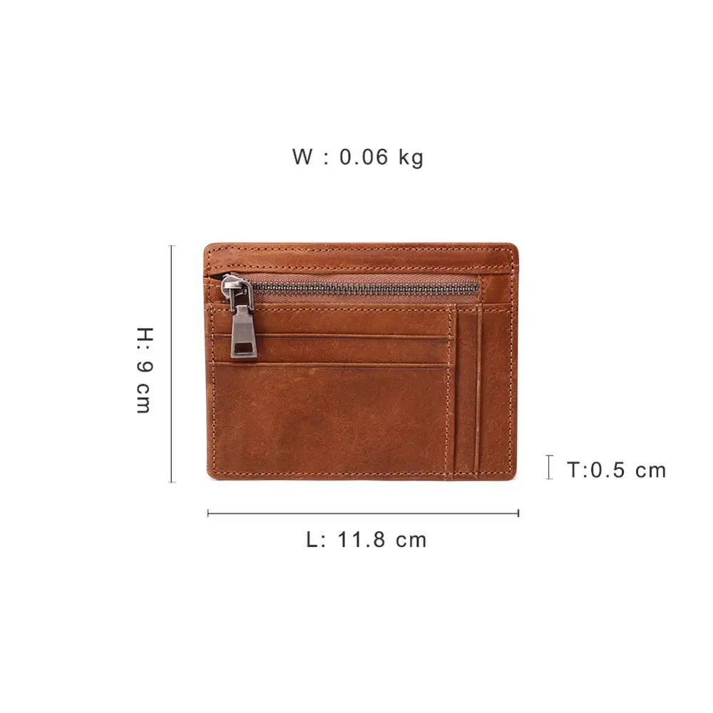JOGUJOS мужской кошелек из натуральной кожи держатель для карт RFID чехол денег