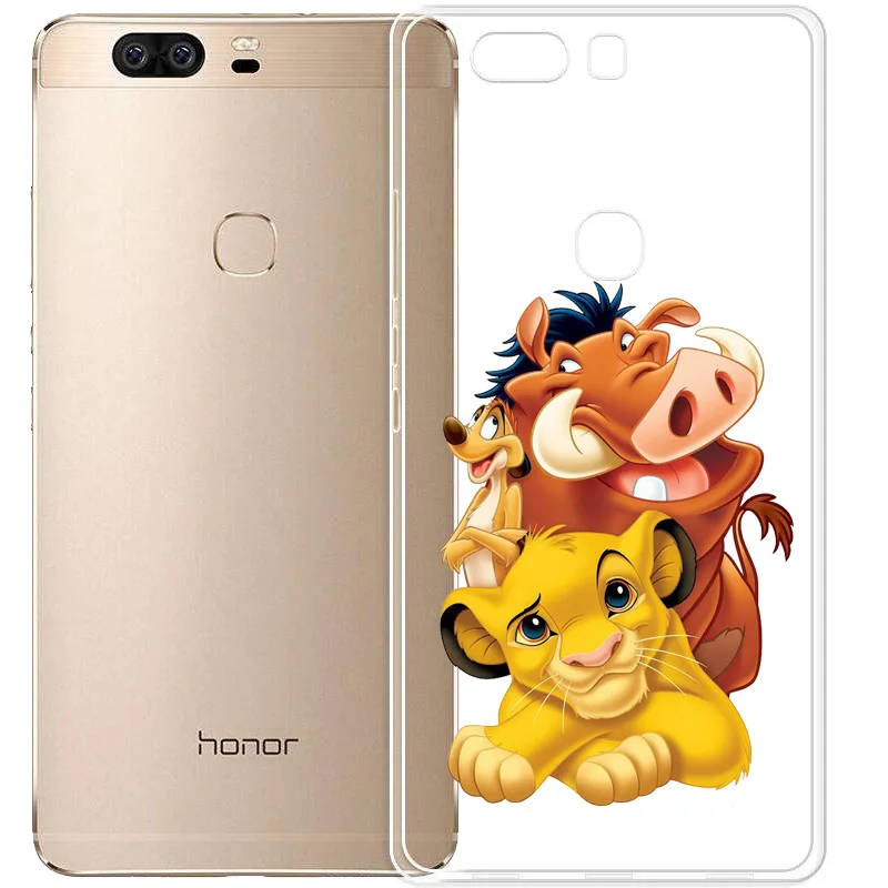 Мягкий прозрачный ТПУ чехол для телефона с изображением короля льва simba Pumba Hakuna Matata для huawei P8L P9 P20 P20L P30 Pro Mate20 Fundas Coque cover