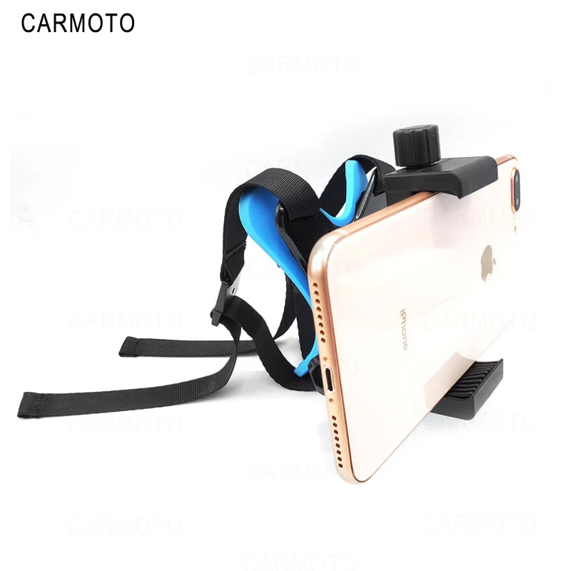Регулируемый мотоциклетный шлем подбородок крепление для GoPro держатель камеры набор портативный strongнагрузка емкость легкий легко установить фиксированный