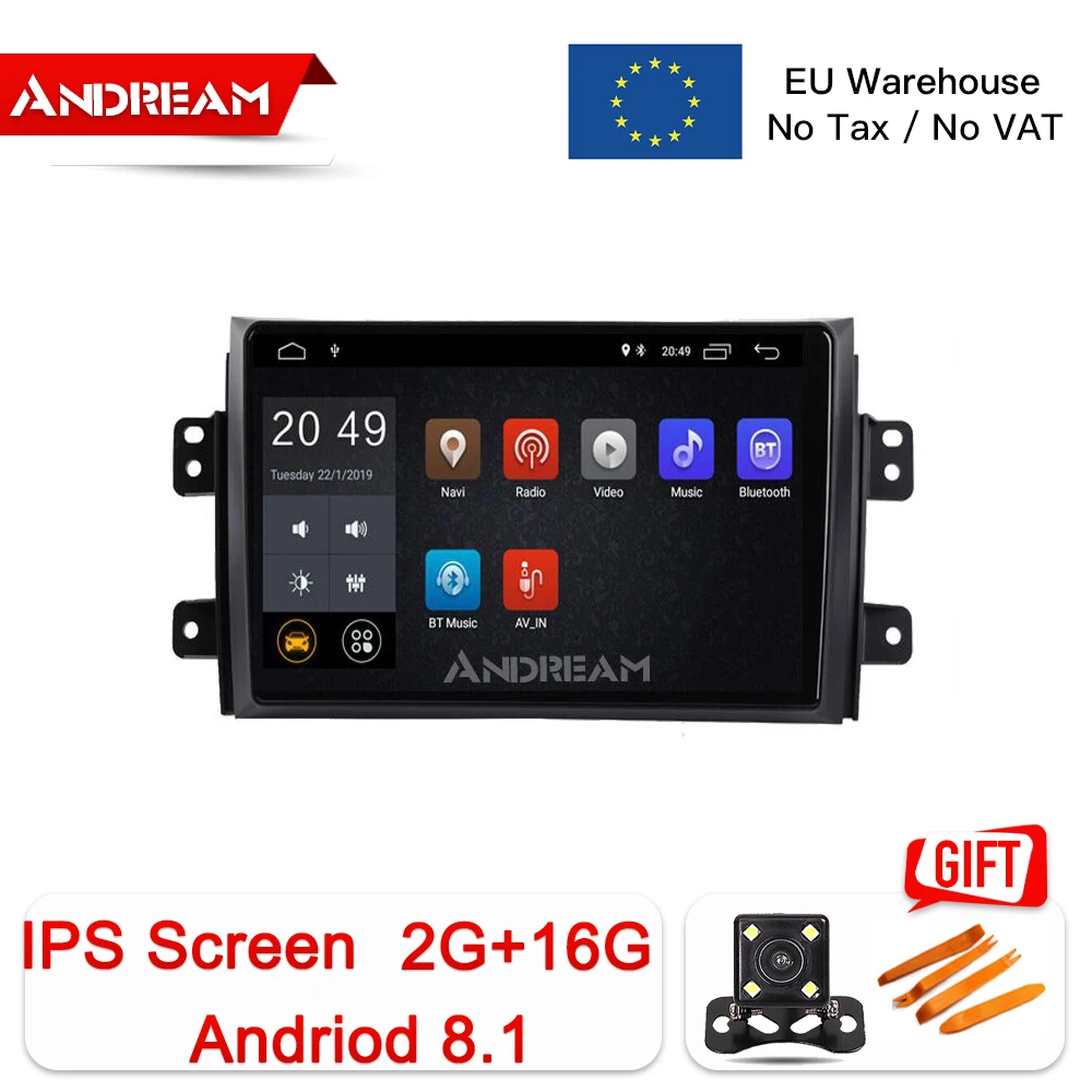 10 1 &quotAndroid 8 2 + 16G Автомобильный мультимедийный плеер для Suzuki Navigation SX4 2006 2017 gps