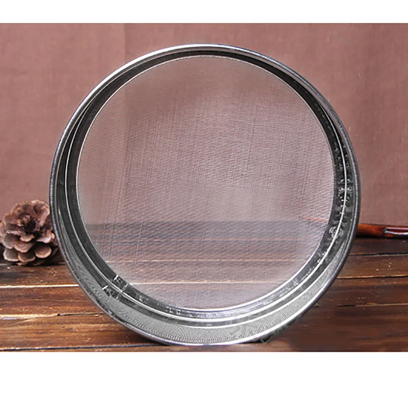 Сито для муки ультратонкое сито 40 сетка порошка из нержавеющей стали сортировки 6