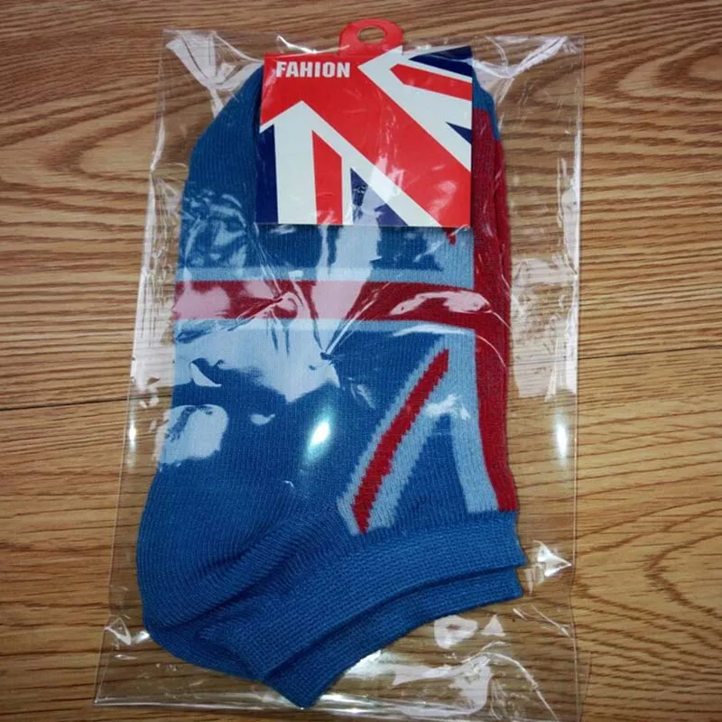 1 пара повседневные хлопковые короткие носки с принтом модные мужские Носки