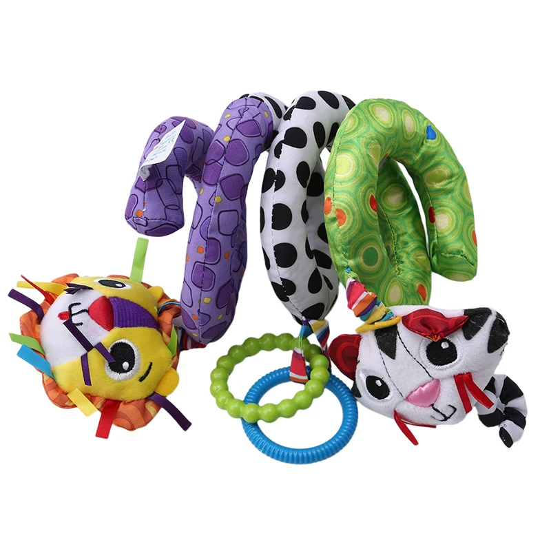 

Baby Rattle Stuffed Plush Doll Magic Mirror Musical Sound Car Bed hanging Toy Toys Bell Ring Infant Baby Rattle Toys