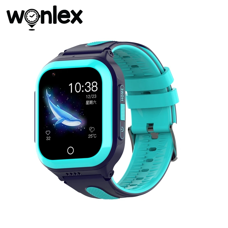 Wonlex Смарт часы 4G для детей школьного места GPS трекер умные видео Камера KT24S сим