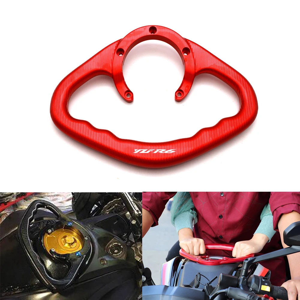 For Yamaha YZF R6 Armrest YZFR6 2000-2009 2010 2011 2014 2013 2012 Motorcycle Parts CNC Passenger Handlebar Fuel Tank Armre | Автомобили и