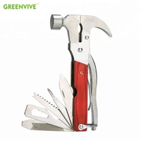 high quality and low price sharp multi purpose durable camping survival claw hammer tool
