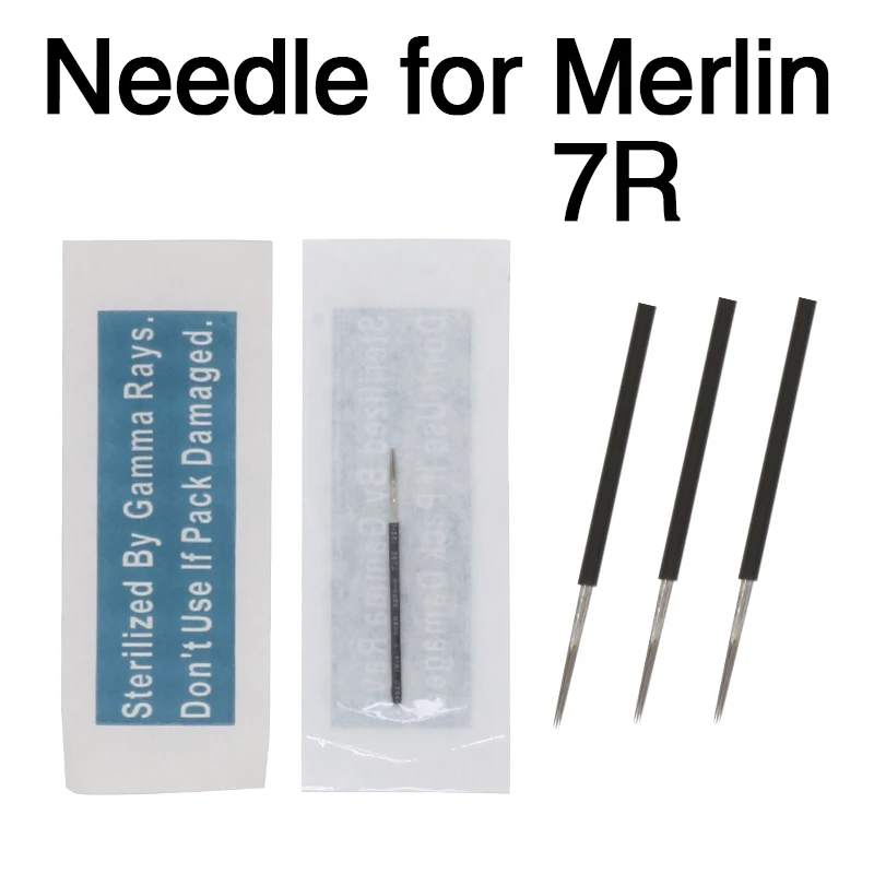 7RL 50 шт. Иглы для татуировки для США Biotouch для аппарата merlin постоянные инструменты для татуажа аксессуары 7 контактов круглая карта иглы наконечник татуировки