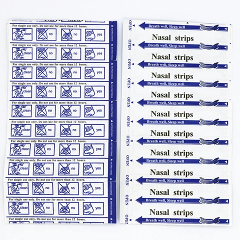 450pcs=15boxes (66x19mm) Factory Price Breath Right Transparent Nasal Strips Anti Snoring Clear Strips Help Sleep Better